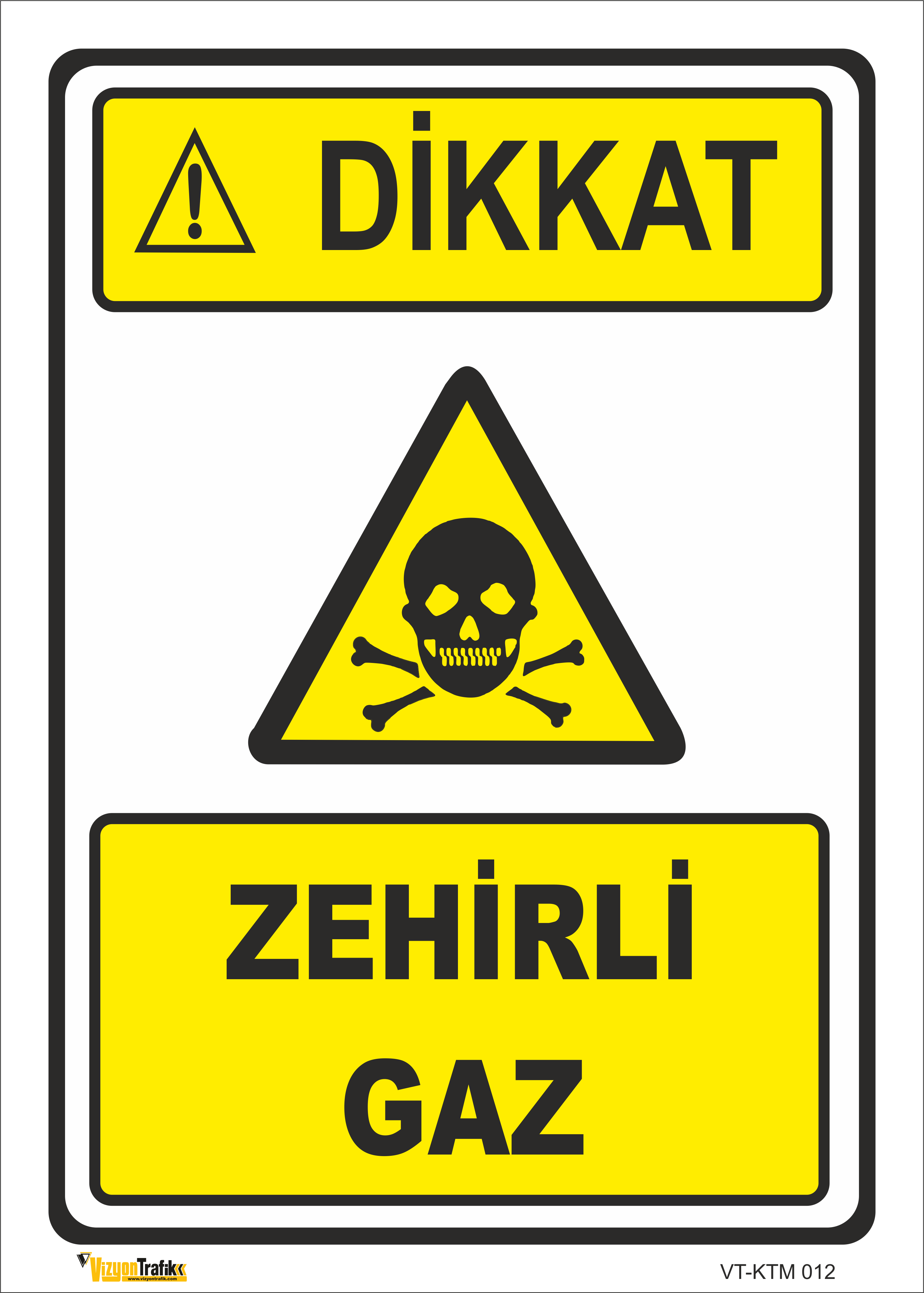 ZEHİRLİ GAZ LEVHASI
